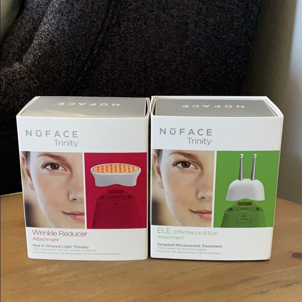 NuFACE trinity wrinkle reducer and ele